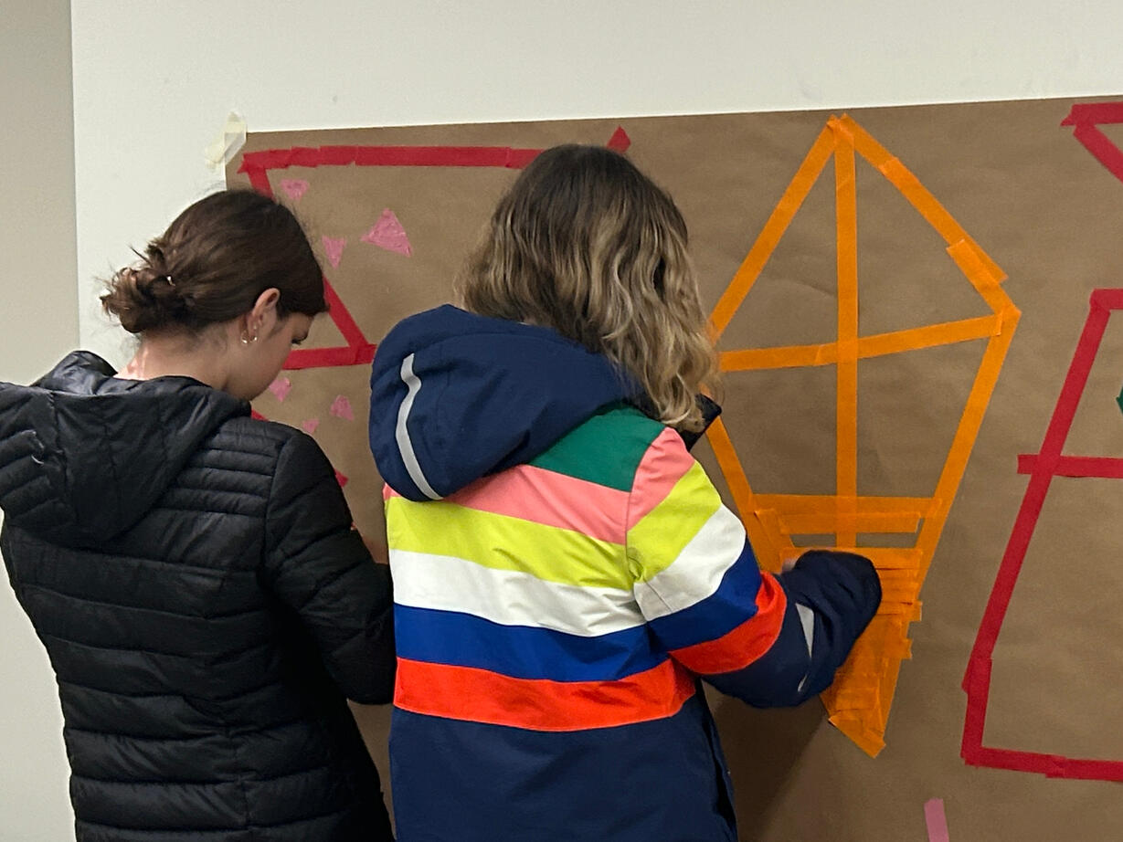 Tape Art Murals